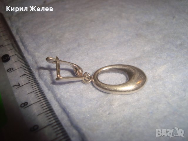 ИЗИСКАНА и СТИЛНА СРЕБЪРНА АР ДЕКО СТИЛ ОБЕЦА СРЕБРО 925 АНГЛИЙСКА ИЗРАБОТКА 32444, снимка 6 - Обеци - 38352306