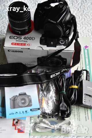 Canon 350D + 400D пакет, снимка 6 - Фотоапарати - 53274708