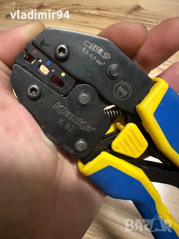 Klauke K 82 Кримп клещи, снимка 3 - Клещи - 52644095