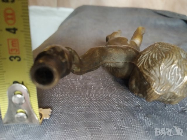 стара бронзова фигура-момче, снимка 5 - Антикварни и старинни предмети - 35621631