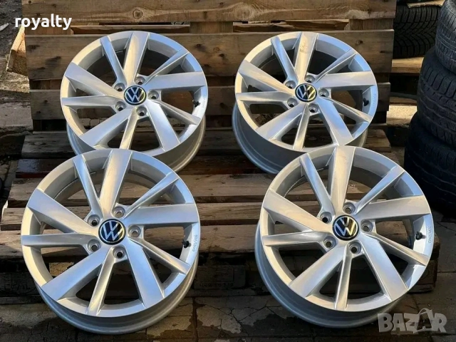 5х112 16 Цола Оригинални Джанти VW Passat Golf Tuaran Фолксваген Пасат 5x112 ЕТ 46 J 6.5, снимка 8 - Аксесоари и консумативи - 52806647