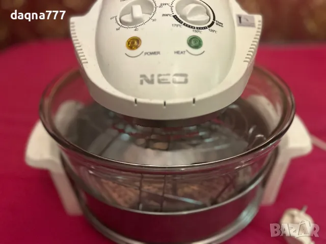 Халогенна фурна-скара NEO 1200-1400W, обем 12л, снимка 15 - Мултикукъри - 50246931