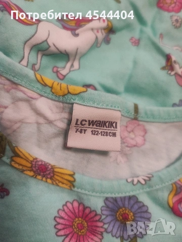 Детска памучна рокля LC Waikiki , снимка 2 - Детски рокли и поли - 53119318