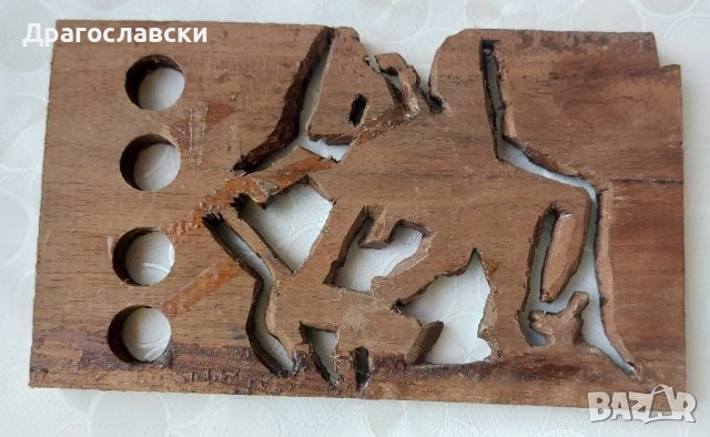 Разни дървени: Дървена птица 28 см.,  дърворезба, фигура статуетка пластика дърво каче, пано, кон, снимка 6 - Статуетки - 42330650