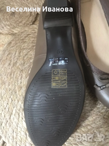 Чисто нови обувки Bata от естествена кожа, снимка 3 - Дамски ежедневни обувки - 51496114