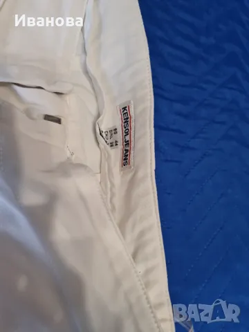 Панталон Кенсол в бяло, размер 44 БГ номерация, снимка 3 - Панталони - 50231280