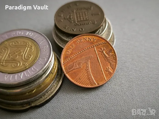 Монета - Великобритания - 1 пени | 2016г.