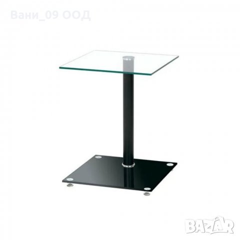 Помощна масичка-метал и стъкло