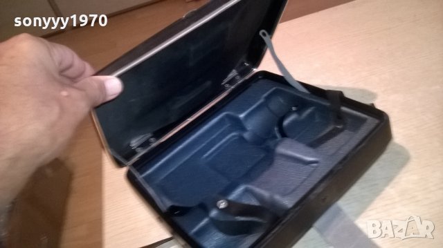 поръчан-canon-japan-кожен куфар/чанта-29х26х9см-внос франция, снимка 10 - Чанти, стативи, аксесоари - 26788094