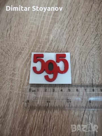 червена емблема Абарт ABARTH 595, снимка 2 - Аксесоари и консумативи - 34881948