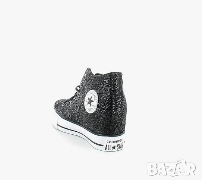 кецове на платформа Converse All Star CTAS Luxury Mid Wedge номер 40,5, снимка 3 - Кецове - 53501831