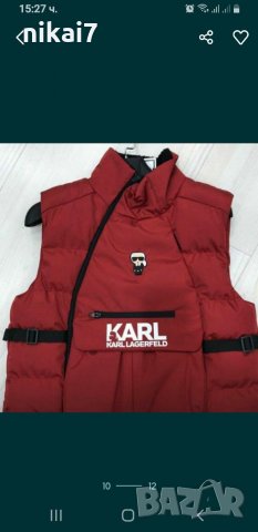 Karl Lagerfeld Nike мъжки елек зимена  дебела ветроустойчива пухенкаке ново, снимка 10 - Якета - 32247749