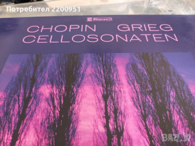 CHOPIN/GRIEG -CELLOSONATEN, снимка 2 - Грамофонни плочи - 43014739
