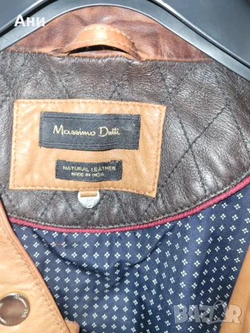 Дамско кожено яке Massimo Dutti, снимка 5 - Якета - 47844998