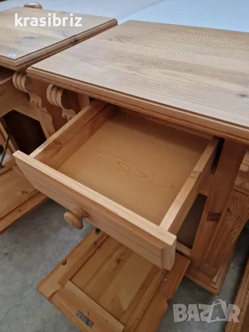 Масивни Шкафчета-2бр-внос от Германия!ОБЯВЕНАТА ЦЕНА Е ЗА БРОЙ!, снимка 6 - Шкафове - 50177632