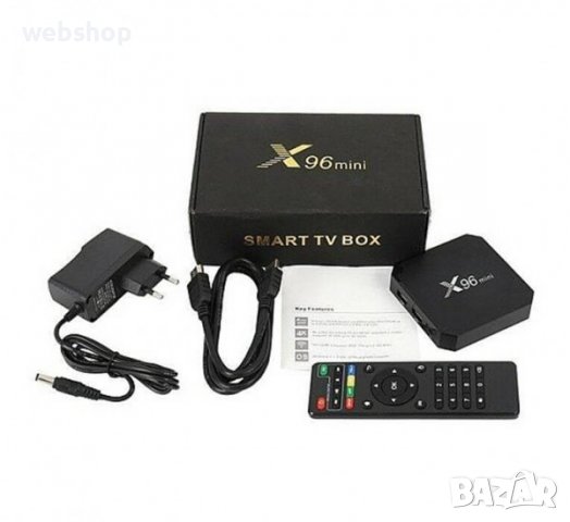 TV ANDROID HOME BOX X96 MINI Android 7.1,  8/16/32GB ROM , 1/2/4GB RAM , Quad-Core Amlogic , снимка 2 - Плейъри, домашно кино, прожектори - 37112541