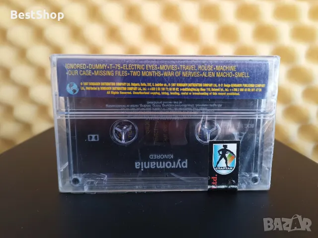 Pyromania - Ignored, снимка 2 - Аудио касети - 47377423