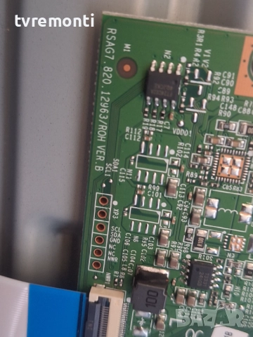 TCon BOARD,RSAG7.820.12963/ROH VER.B , за 55-инчов телевизор HISENSE Модел 55U7NQ , с дисплей HD550H, снимка 2 - Части и Платки - 52179159