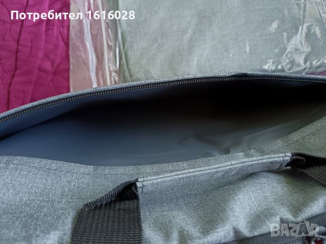 Чанта за лаптоп,тип калъф за лаптоп 14 до 15,4 инча.Сива., снимка 6 - Лаптоп аксесоари - 43614616
