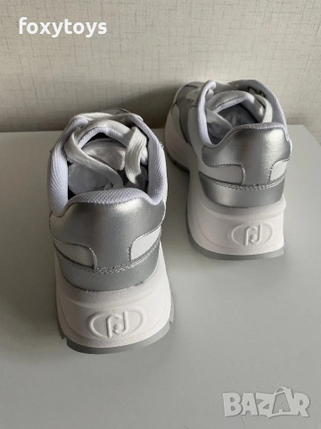 Сникърси Liu Jo Eva 02, бели - 39 номер, с дефект, снимка 11 - Маратонки - 53344284