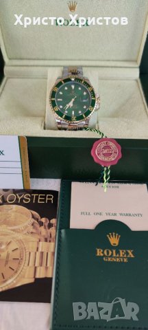 Новогодишна промоция! Мъжки часовник Rolex Submariner "HULK" Oyster Perpetual Date , снимка 6 - Мъжки - 32832604