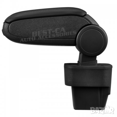 Черен кожен подлакътник за Опел Астра Х / Opel Astra H (2004-2010), снимка 2 - Аксесоари и консумативи - 36787087