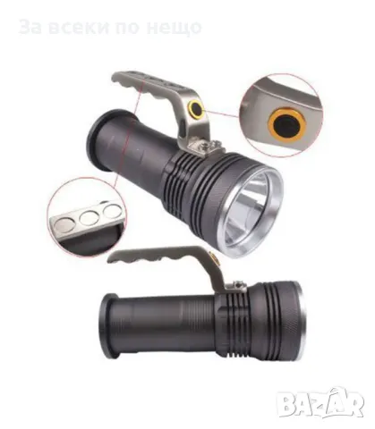 Мощен Cree LED фенер Max 800 лумена, снимка 2 - Лед осветление - 48775320