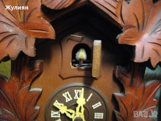 СТЕНЕН ЧАСОВНИК С КУКУВИЧКА ШВАРЦВАЛД, снимка 4 - Антикварни и старинни предмети - 44876880