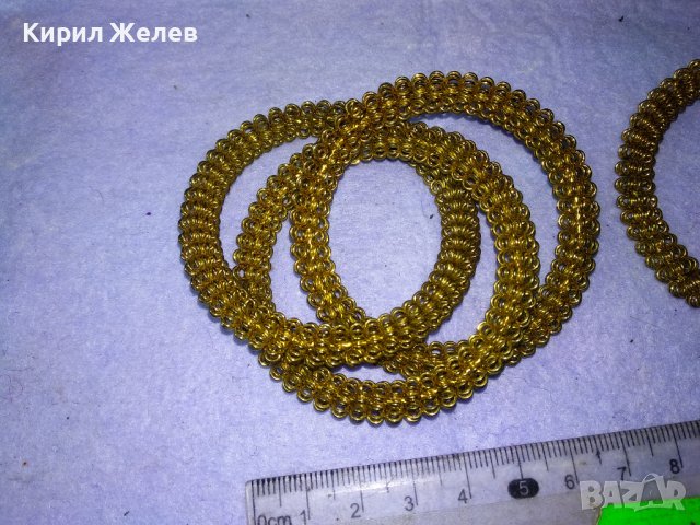 КРАСИВИ ДЕКОРАТИВНИ ЗЛАТИСТИ МЕТАЛНИ ГРИВНИЧКИ 26516, снимка 3 - Декорация за дома - 43589751