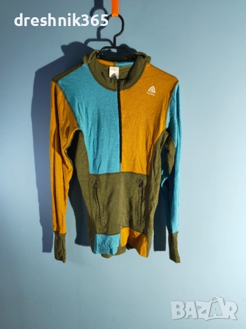 ACLIMA Мерино Блуза с боне Мъжко/S