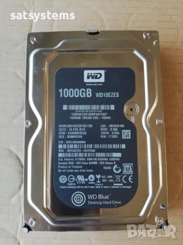 Хард диск APPLE HDD WD10EZES-40UFAA0 1000GB SATA 6.0Gb/s, снимка 2 - Твърди дискове - 47828505