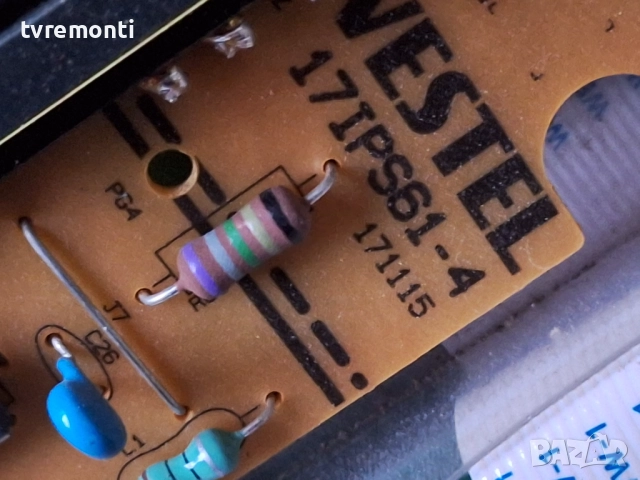Захранваща платка.17IPS61-4 171115,за 24-инчов телевизор OK, с дисплей VES236WNVB-2D-N01, снимка 2 - Части и Платки - 51923925