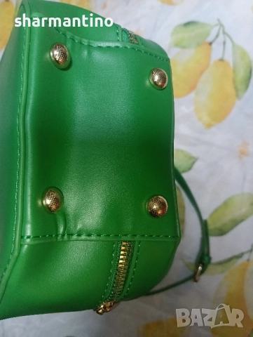 Кожена малка чанта диня - 44 лв, снимка 7 - Чанти - 51620282