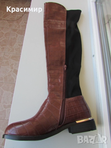 Дамски високи ботуши Wallis, снимка 5 - Дамски ботуши - 51736409