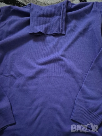 лилаво поло, снимка 2 - Блузи с дълъг ръкав и пуловери - 52503920