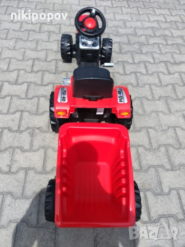 PILSAN Трактор с ремарке PLS-40 червен, снимка 7 - Детски велосипеди, триколки и коли - 53564692
