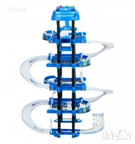 ДЕТСКИ ПОЛИЦЕЙСКИ ПАРКИНГ-ПИСТА НА ПЕТ НИВА СЪС ЗВУК И СВЕТЛИНА 058115, снимка 8 - Коли, камиони, мотори, писти - 47581878