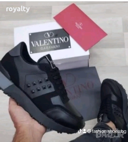 Valentino Черни Маратонки 36-44 Номер 