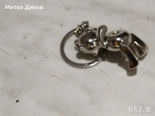 Ключодържател мече с подвижни ръце и крака метално, снимка 4 - Колекции - 48593026