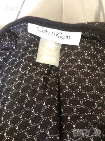 Calvin Klein Оригинален голям дамски шал, снимка 2 - Шалове - 28825344