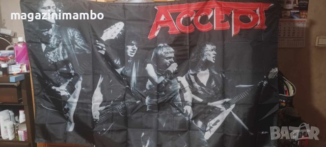 Accept 1982 Flag, снимка 3 - Китари - 44069115