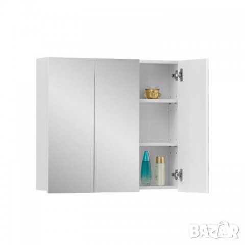 Шкаф за баня с огледало SGJTBC002WH