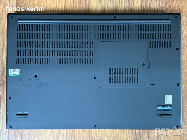17.3' Full HD i7-10750H Lenovo ThinkPad P17 @ 32GB DDR4/512GB NVMe/Nvidia Quadro T2000 4GB/Бат 6ч, снимка 5 - Лаптопи за работа - 53235048