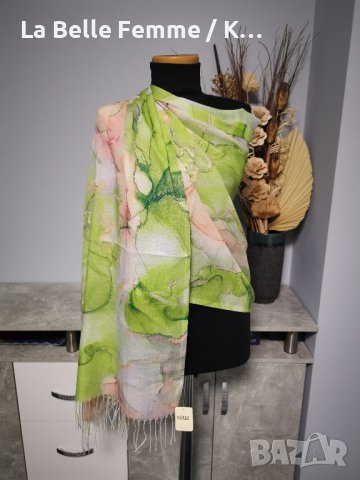 Дамски шалове от памук , снимка 1 - Шалове - 42963456