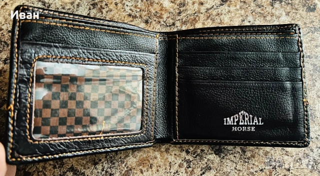 Портфейл естествена кожа , снимка 2 - Портфейли, портмонета - 53508144