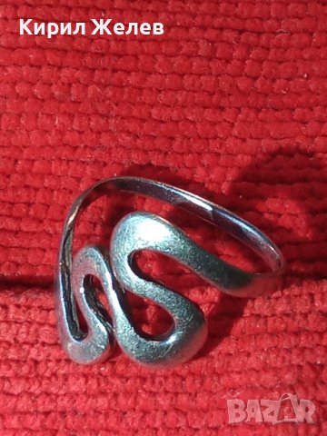 ФЕШЪН АРТ ПОСРЕБРЕН СТОМАНЕН ПРЪСТЕН с ПЕЧАТ 925 БИЖУ от БЛАГОРОДНА НЕРЪЖДАЕМА СТОМАНА 26332, снимка 13 - Пръстени - 39969276