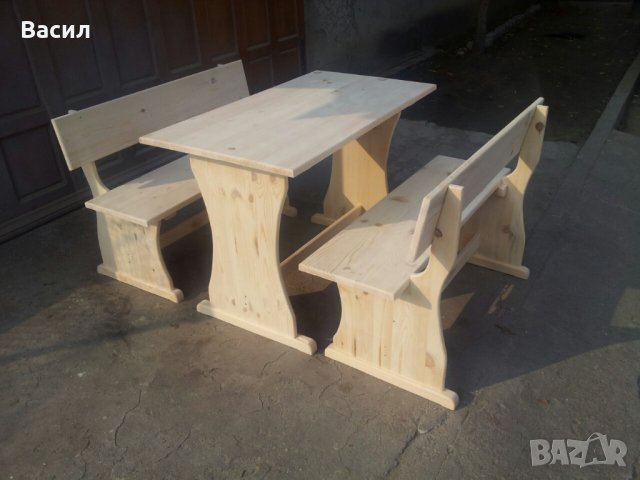 Маси и пейки, снимка 1 - Градински мебели, декорация  - 37042397