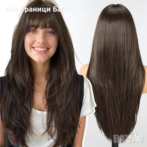 Нова Перука за Парти Ежедневие, Висококачествена коса за жени прическа