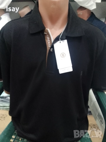 Мъжка тениска БОГНЕР в черен цвят 