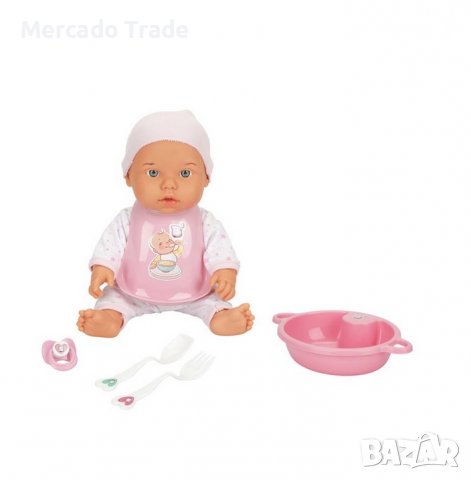Кукла - бебе Mercado Trade,  Аксесоари за хранене